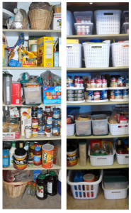 before-and-after-close-up of pantry